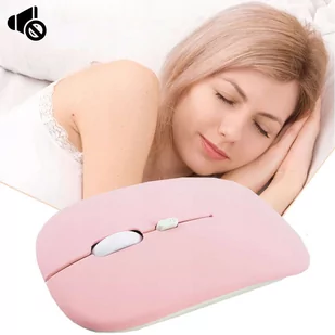Myszka mysz bezprzewodowa komputerowa Alogy Mouse Bluetooth do laptopa tabletu Różowa - Myszki - miniaturka - grafika 6