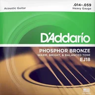 Struny gitarowe  - DAddario EJ18 Phosphor Bronze 14-59 - miniaturka - grafika 1