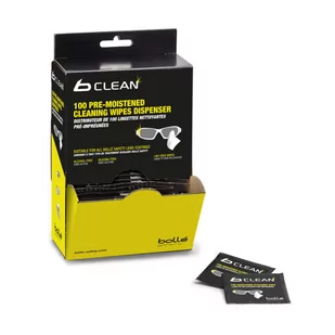 Bolle - Nasączone chusteczki B-Clean B100 - 100 sztuk - PACW100 - Ochrona oczu i twarzy - miniaturka - grafika 1