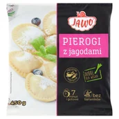 Dania mrożone - Jawo Pierogi z jagodami 450 g - miniaturka - grafika 1