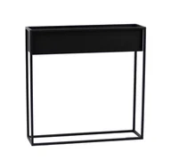 Kwietniki - Kwietnik Metalowy Stojak CUBO 80x80cm czarny skrzynka loft 05-04 - miniaturka - grafika 1