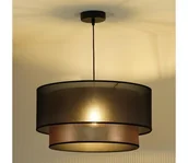 Lampy sufitowe - Duolla - Żyrandol na lince COPPER SHINY 1xE27/15W/230V śr. 45 cm brązowy/miedziany - miniaturka - grafika 1