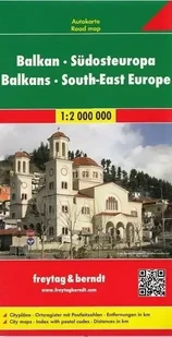 Bałkany Europa część południowa mapa 1:2 000 000 - Opracowanie zbiorowe - Przewodniki - miniaturka - grafika 1