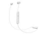 Słuchawki - Sony WI-C300 białe (WIC300W.CE7) - miniaturka - grafika 1