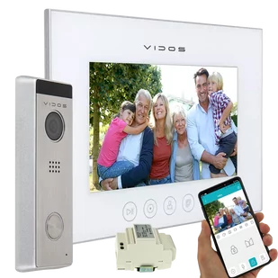 Wideodomofon WIFI Vidos X M11W-X + S10 FullHD Android Podczerwień MicroSD - Wideodomofony - miniaturka - grafika 1