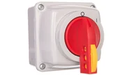 Wyłączniki światła i elektryczne - Elektromet Łącznik krzywkowy 0-I 3P 16A w obudowie na kłódkę IP65 Łuk E16-135 951683 951683 - miniaturka - grafika 1