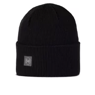 Czapki i chusty sportowe męskie - Czapka Buff CrossKnit Beanie Solid 132891.999.10.00 - czarna - miniaturka - grafika 1