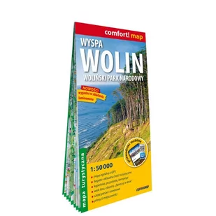Wyspa Wolin Woliński Park Narodowy laminowana mapa turystyczna 1:50 000 - opracowanie zbiorowe - książka - Przewodniki - miniaturka - grafika 1