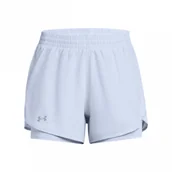Spodenki damskie - Damskie spodenki do biegania Under Armour UA Fly By 2in1 Short - niebieskie - miniaturka - grafika 1