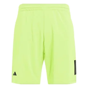 Spodenki męskie adidas Club 3 Stripes Short Lucid Lemon L - Spodenki męskie - miniaturka - grafika 1
