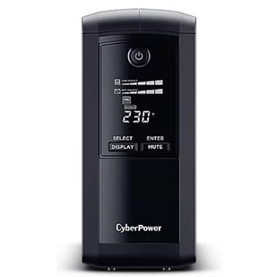 Cyber Power UPS Value Pro 1000VA/550W 4xFR AVR LCD - Zasilacze awaryjne UPS - miniaturka - grafika 1