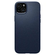 Etui i futerały do telefonów - Spigen Liquid Air, navy blue - iPhone 15 Plus - miniaturka - grafika 1