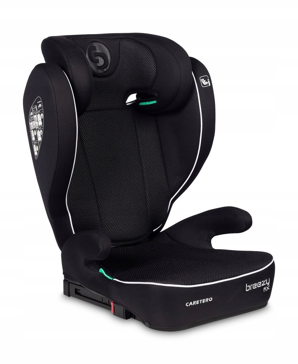 FOTELIK BREEZY FIX BLACK 100-150cm