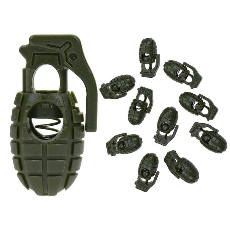 Mil-Tec Stopery Do Sznurka Zestaw 10 Szt. Ananas Olive