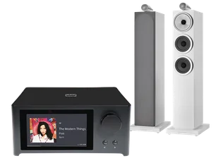 NAD C 700 V2 (czarny) + 703 S3 (biały) - Zestawy stereo - miniaturka - grafika 1