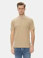 Koszulki męskie - BOSS T-Shirt H-Thompson 59 50524998 Beżowy Regular Fit - miniaturka - grafika 1