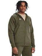Bluzy męskie - Under Armour Bluza "Rival" w kolorze khaki - miniaturka - grafika 1