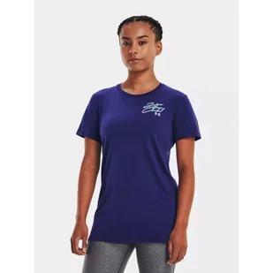 Koszulka fitness damska UNDER ARMOUR 1376749 z krótkim rękawem - Koszulki sportowe damskie - miniaturka - grafika 1