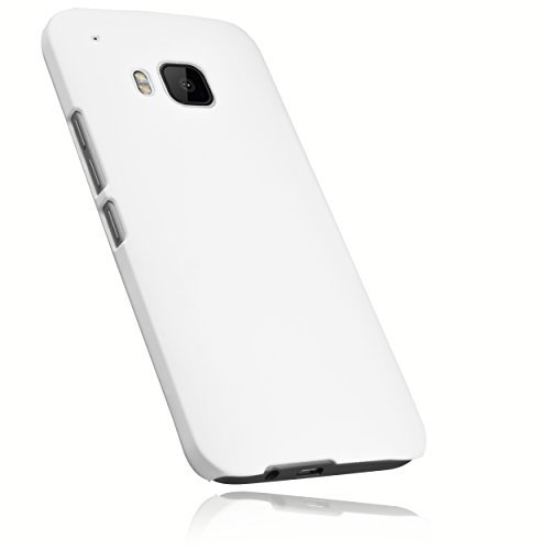 mumbi Etui kompatybilne z HTC One M9 telefon komórkowy Hard Case etui na telefon, białe