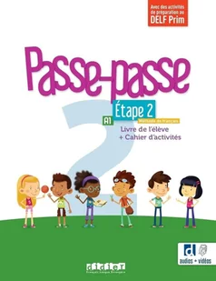Passe-Passe 2 etape 2 podręcznik + ćw. + app A1.1 - podręcznik - Książki do nauki języka francuskiego - miniaturka - grafika 1