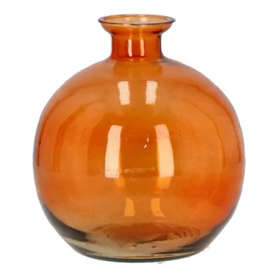 Wazon szklany pomarańczowy 15x17cmm - Wazony i flakony - miniaturka - grafika 1