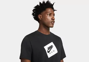 Nike Air Jordan Jumpman Box Crew Tee Black - Koszulki męskie - miniaturka - grafika 1