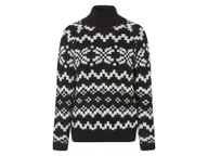 Swetry damskie - esmara® Sweter świąteczny damski (XS (32/34), Czarny) - miniaturka - grafika 1