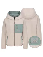 Kurtki damskie - Sublevel Kurtka polarowa w kolorze kremowo-miętowym - miniaturka - grafika 1