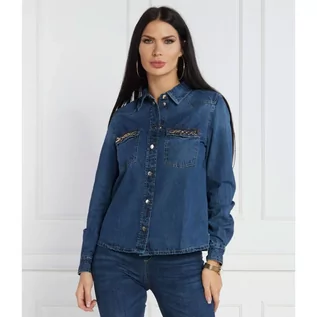 Koszule damskie - GUESS Koszula | Regular Fit | denim - grafika 1