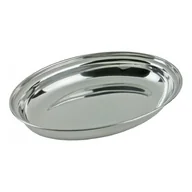 Tace i patery - Kinghoff STALOWY PÓŁMISEK GŁĘBOKI 25cm KH-1383 - miniaturka - grafika 1