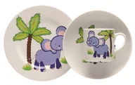 Miseczki i talerzyki dla dzieci - Zestaw dziecięcy dla 1 osoby 3 el. LB61 (5137A) - miniaturka - grafika 1