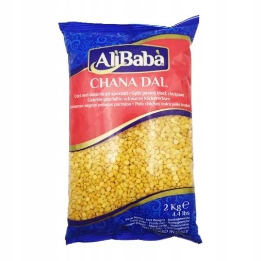 Ciecierzyca połówki łuskane Chana Dal AliBaba 2kg