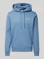 Koszulki męskie - Bluza z kapturem z wyhaftowanym logo - miniaturka - grafika 1
