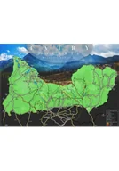 Mapy i plansze edukacyjne - Motyw Górski Mapa Zdrapka - Tatry polskie - miniaturka - grafika 1
