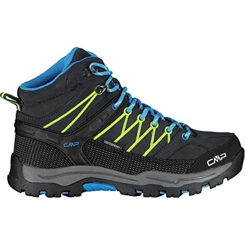 CMP Rigel Mid dziecięce buty trekkingowe, uniseks, Antracytowy żółty, 39 eu