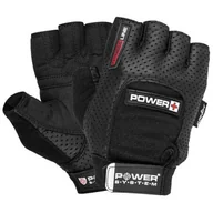 Rękawice do ćwiczeń - Rękawice fitness Power System  Fitness Rukavice Power Plus Černé S - miniaturka - grafika 1