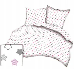 pościel bawełna lux 200x220 + 2 poszewka B 294-1 gwiazdki piernikowe różowe - Pościel pościel bawełna lux 200x220 + 2 poszewka B 294-1 gwiazdki piernikowe różowe - Pościel - miniaturka - grafika 1