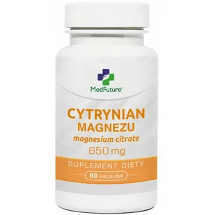 Cytrynian magnezu 650 mg x 60 kaps - Witaminy i minerały - miniaturka - grafika 1