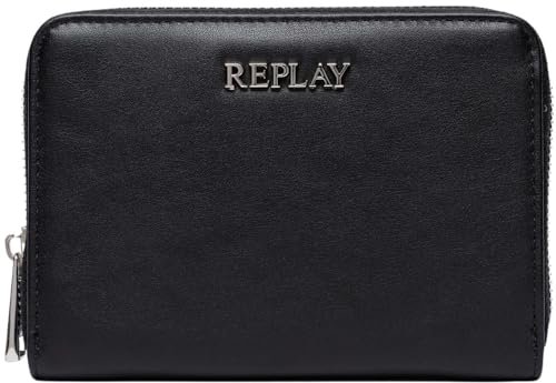 Replay Damski portfel na akcesoria podróżne FW5341, 0098 Black, 0098 Czarny, L 15 X H 11 X D 2 CM