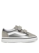 Buty dla dziewczynek - Vans Tenisówki Old Skool V VN000CRWSLV1 Srebrny - miniaturka - grafika 1