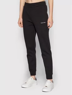 Calvin Klein Spodnie dresowe K20K20442 Czarny Regular Fit - Spodnie sportowe damskie - miniaturka - grafika 1