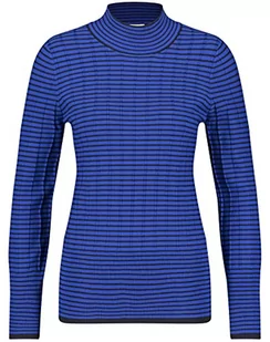 Gerry Weber Damski sweter 978003-35710, niebieski w paski, 34 - Swetry damskie - miniaturka - grafika 1
