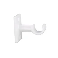 Karnisze - Wieszaki samoprzylepne do karniszy Cafe białe Bojanek - miniaturka - grafika 1