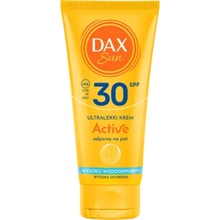 Dax Sun Ultralekki krem do twarzy Active SPF 30 - Balsamy i kremy do opalania - miniaturka - grafika 1