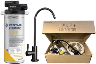 Zestaw filtracyjny z kranem Alaska Water Eko Alaska 2FC-S Czarny - Akcesoria do armatury i ceramiki Zestaw filtracyjny z kranem Alaska Water Eko Alaska 2FC-S Czarny - Akcesoria do armatury i ceramiki - miniaturka - grafika 1