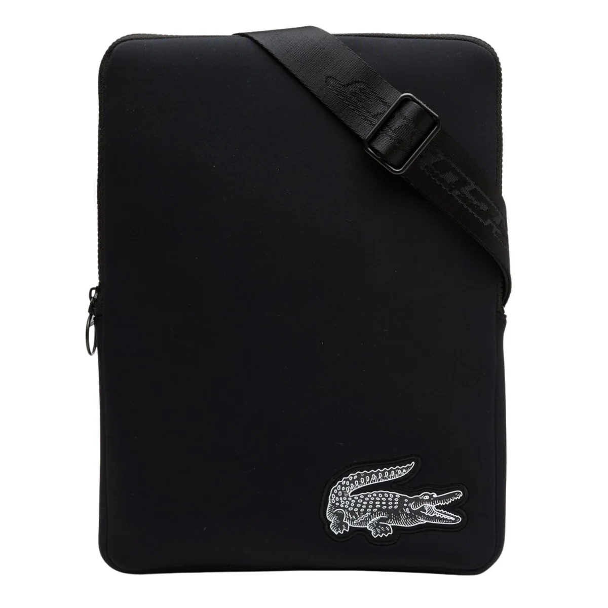 Torba na ramię Lacoste Body Bag listonoszka czarna 34x25 cm