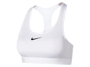 Nike PRO Dri-FIT Biustonosz sportowy damski (Biały, XS) - Bielizna sportowa damska - miniaturka - grafika 1