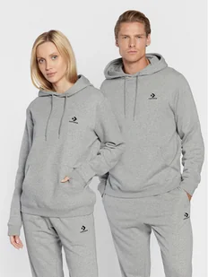Converse Bluza Unisex Go-To Embroidered Star Chevron 10024509-A06 Szary Standard Fit - Bluzy męskie - miniaturka - grafika 1