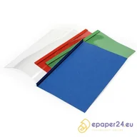 Okładki do laminatorów i bindownic - TERMOOKŁADKA SKÓROPODOBNA PRESTIGE A4/3 MM 1 SZT, NIEBIESKI - miniaturka - grafika 1
