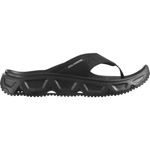 Salomon Damskie buty Relax Break 6.0, czarne/czarne/stopowe, 43 1/3 EU, Black Alloy, 43 1/3 EU